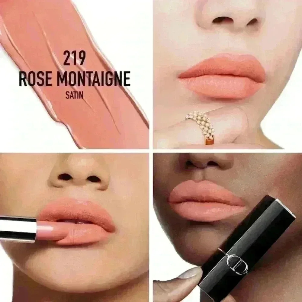 NEW Rouge Dior Refillable Lipstick ~ Rose Montaigne (219)